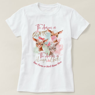 GOATS | The Answer is MORE Goats T-Shirt