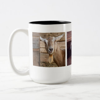 Goats Two-Tone Coffee Mug