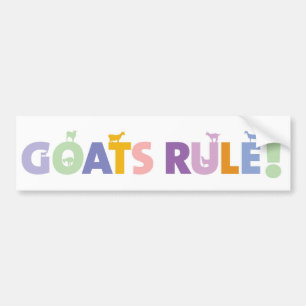 GOATSRULE.CR BUMPER STICKER
