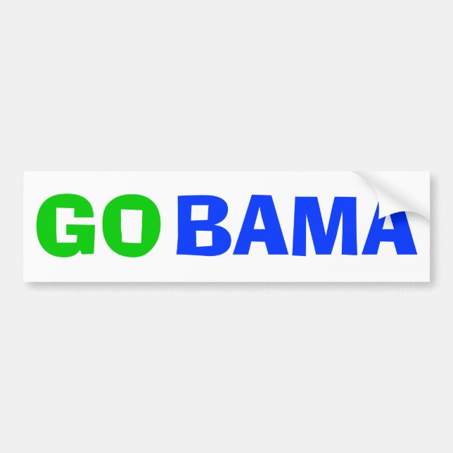 GOBAMA BUMPER STICKER (Front)