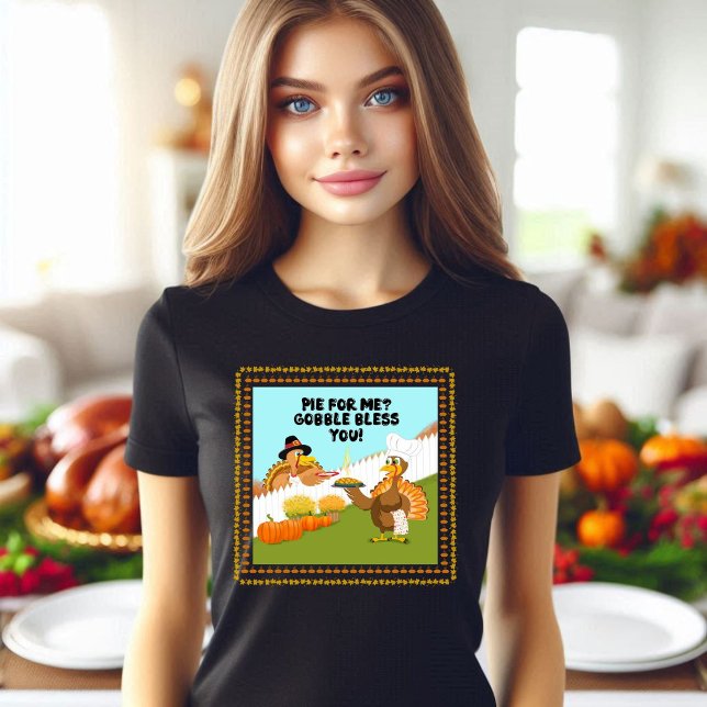 Gobble Bless You Funny Turkey's Friendsgiving T-Shirt (Creator Uploaded)