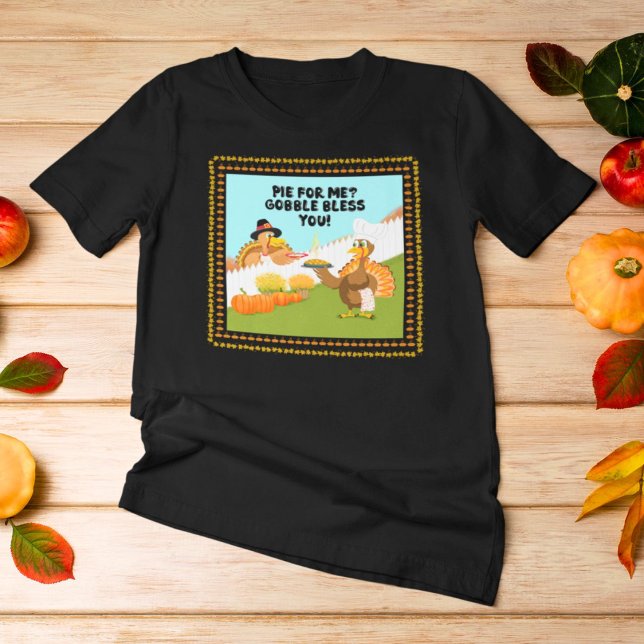 Gobble Bless You Funny Turkey's Friendsgiving Tri-Blend Shirt (Creator Uploaded)