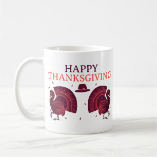 Gobble Gobble Classic Mug – Thanksgiving Turkey