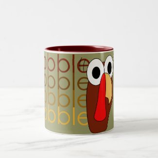 Gobble Gobble Gobble Turkey Mug