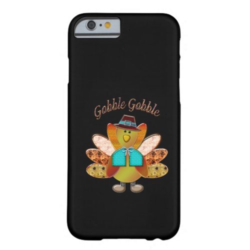 Gobble Gobble Patterned Pilgrim Turkey Barely There iPhone 6 Case