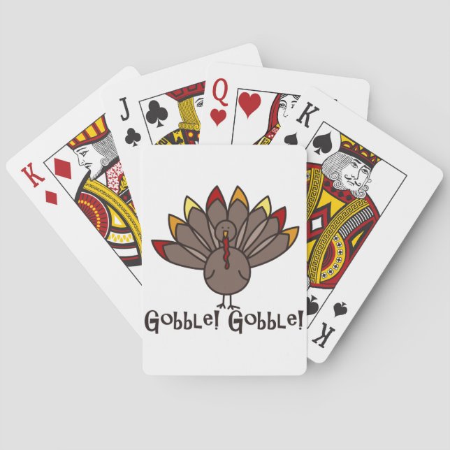 Gobble Gobble Poker Cards (Back)