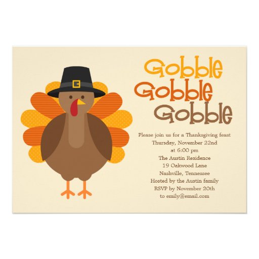 Ideas For Invitations For Thanksgiving Parties 8