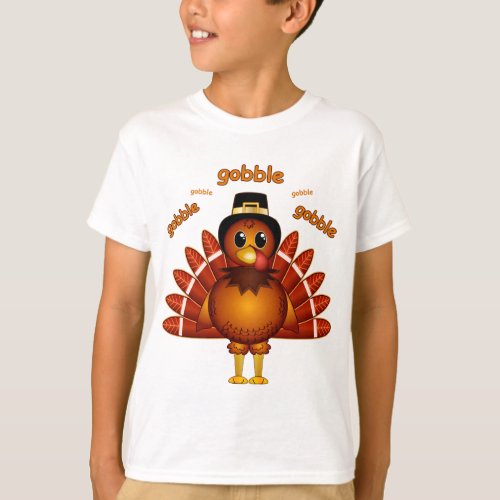 Gobble Gobble Turkey T_Shirt