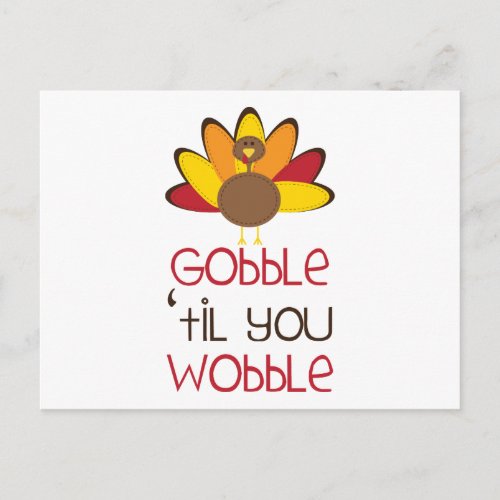 Gobble Postcard