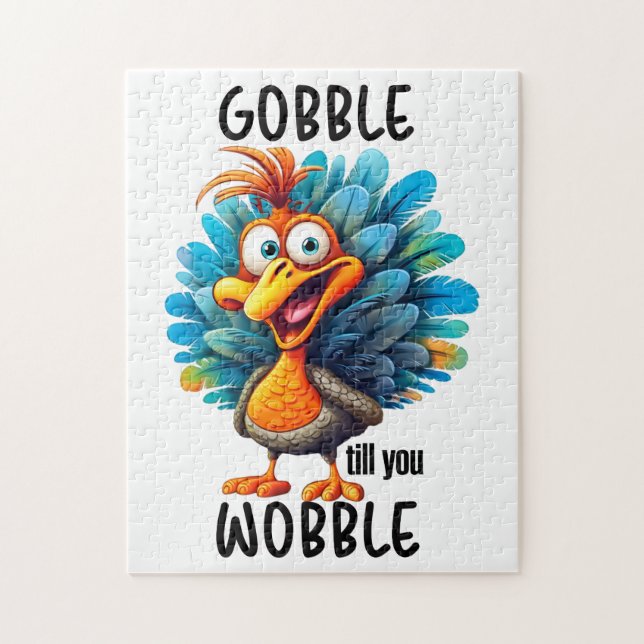 Gobble Til You Wobble  Jigsaw Puzzle (Vertical)