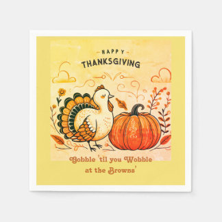 Gobble 'til you Wobble Napkins