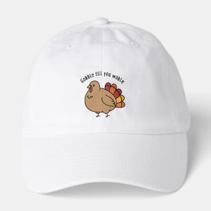 "Gobble Till You Wobble" Cute Turkey Hat