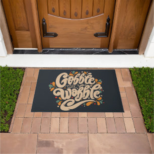 Gobble Till You Wobble Doormat