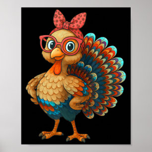Gobble Turkey Day Happy Thanksgiving For Toddlers  Poster