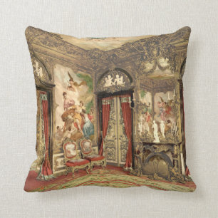 Gobelin Tapestries I, Linderhof Castle, Germany Throw Pillow