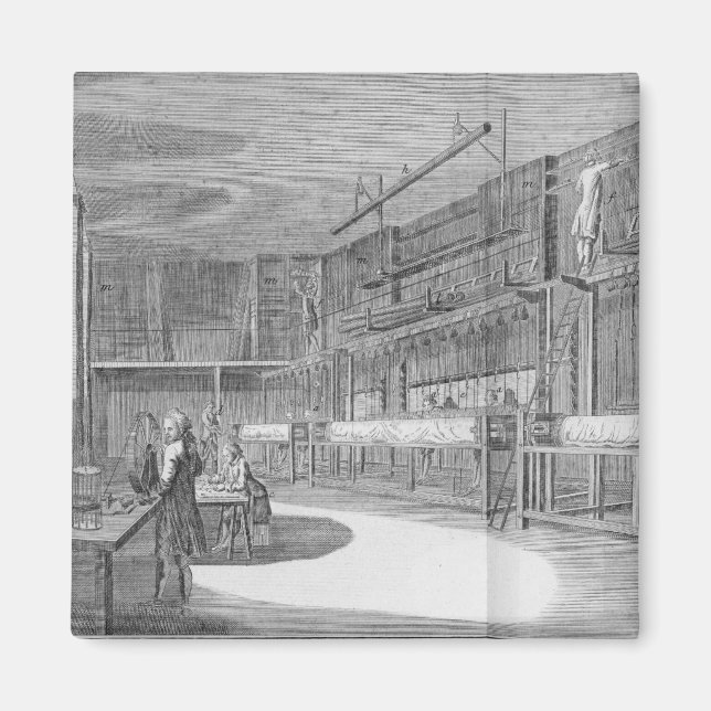 Gobelin workshops, from the 'Encyclopedia' by Deni Magnet (Front)