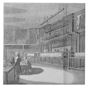 Gobelin workshops, from the 'Encyclopedia' by Deni Tile