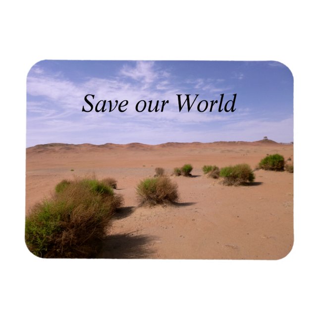 Gobi Desert View Magnet (Horizontal)
