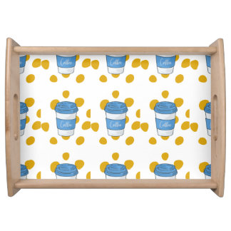 Goblet coffee serving tray