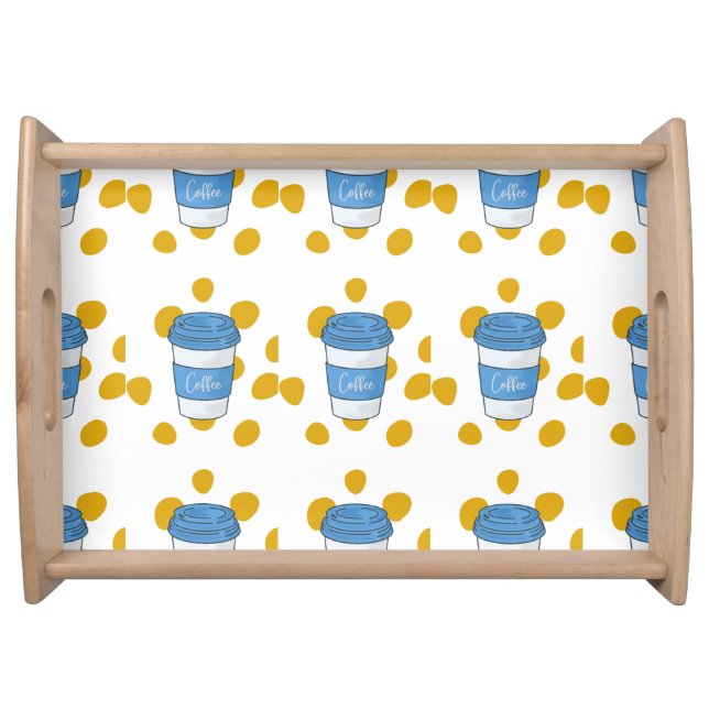 Goblet coffee serving tray (Front)