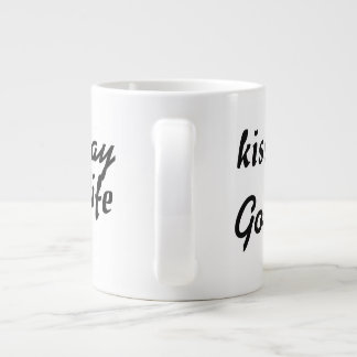 Goblet kiss of life Good Day Giant Coffee Mug