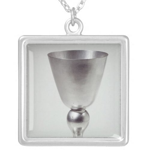 Goblet or wine cup South American Silver Plated Necklace