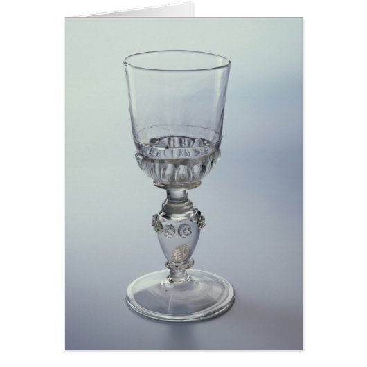 Goblet with round funnel bowl cards (Front)