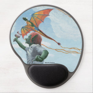 Goblin Flying Dragon Kite Fantasy Gel Mousepad