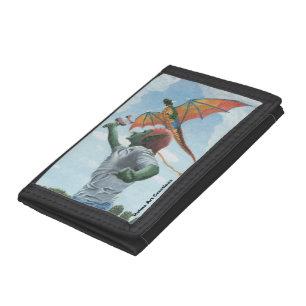 Goblin Flying Rainbow Dragon Kite Fantasy Wallet