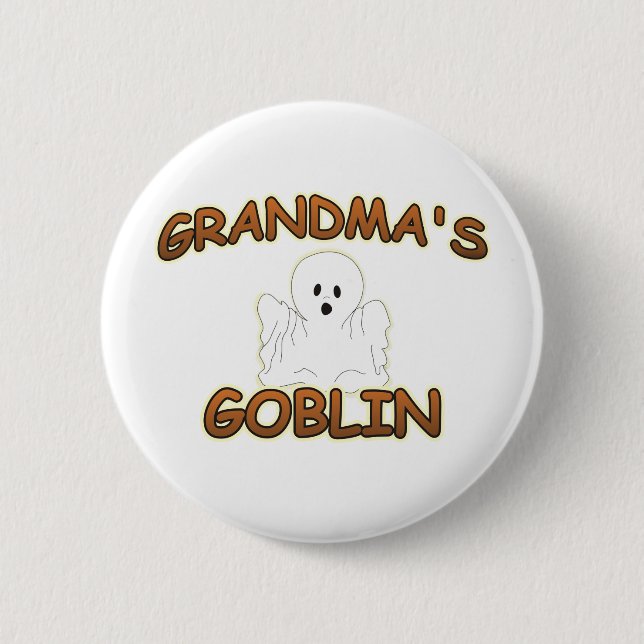 GOBLIN GRANDMA BOY.png Pinback Button (Front)