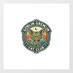 Goblin Gremlin Cat Cute Kitty Design - Goblin Grem Floor Decals