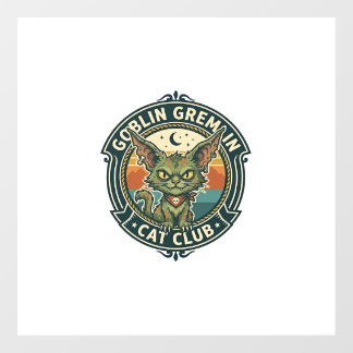 Goblin Gremlin Cat Cute Kitty Design - Goblin Grem Floor Decals