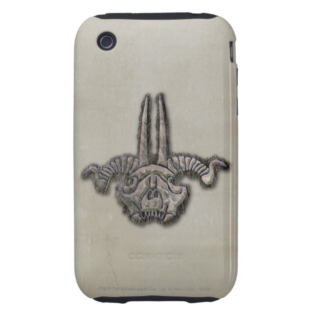 Goblin King Staff Icon iPhone 3 Tough Case (Back)