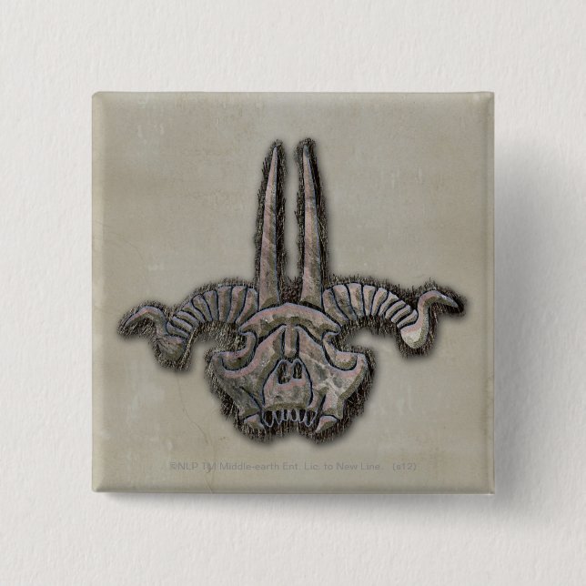 Goblin King Staff Icon Pinback Button (Front)