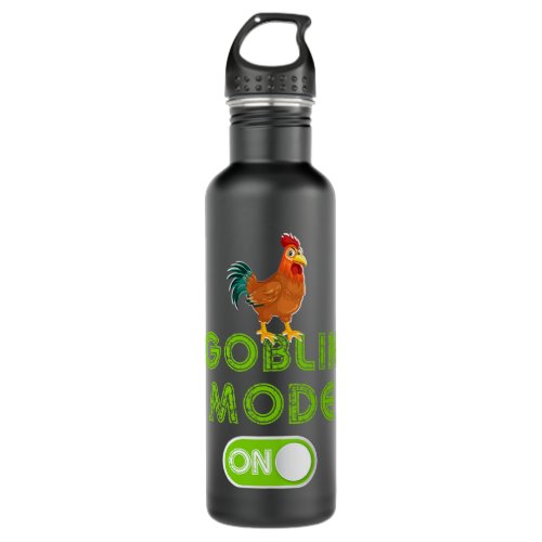 Goblin Mode Activated Inappropriate Adult Humor In Stainless Steel Water Bottle