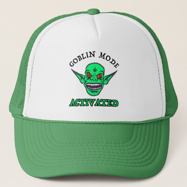 Goblin Mode Activated Trucker Hat (Front)
