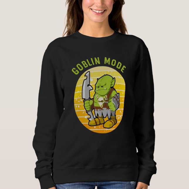 Goblin Mode Cottagecore 1 Sweatshirt (Front)