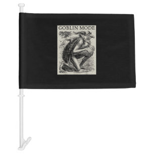Goblin Mode Goblincore Vintage Aesthetic Funny Off Car Flag