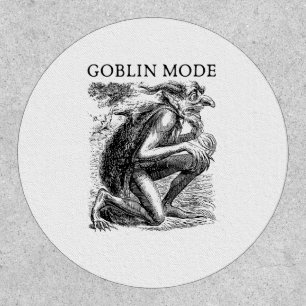 Goblin Mode Goblincore Vintage Aesthetic Funny Off Patch