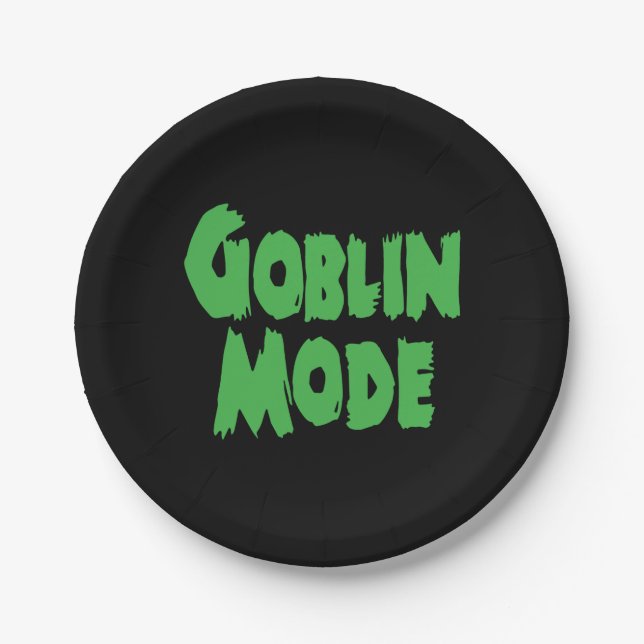 GOBLIN MODE PAPER PLATES (Front)