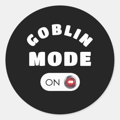 Goblin Mode Stickers