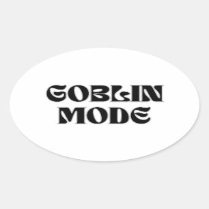 Goblin Mode Vintage Style Sticker