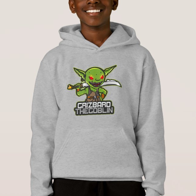 Goblin named Grizbard Hoodie (Front)