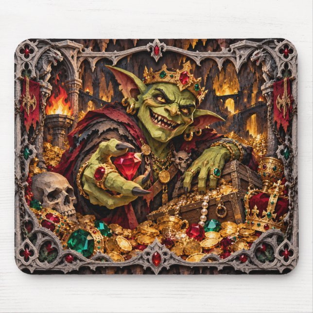 Goblin, Paper Cut Monster Mouse Pad (Front)