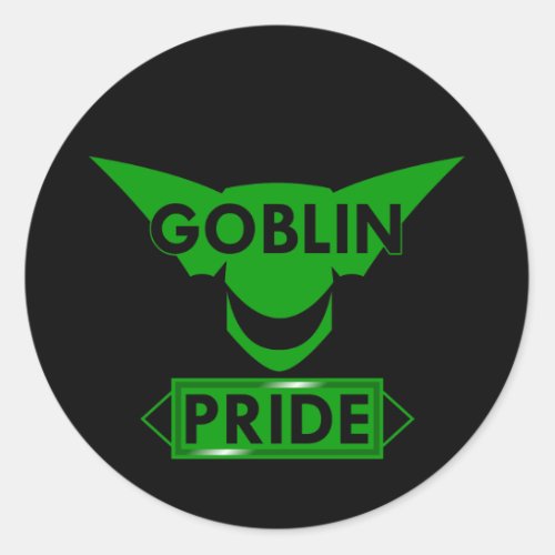 Goblin Pride Classic Round Sticker