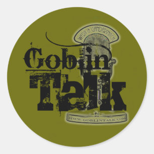 Goblin Talk Logo - Sticker! Classic Round Sticker