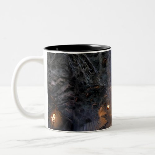 Goblin Town Concept _ Bridges Two_Tone Coffee Mug