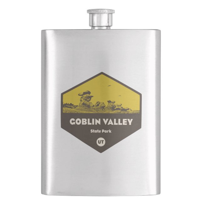 Goblin Valley State Park Flask (Front)