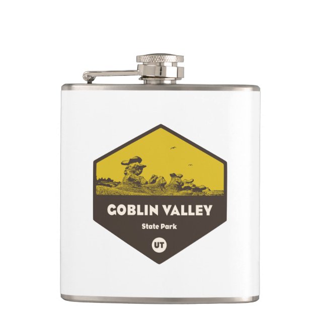 Goblin Valley State Park Flask (Front)