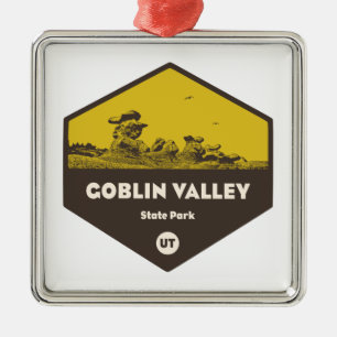 Goblin Valley State Park Metal Ornament